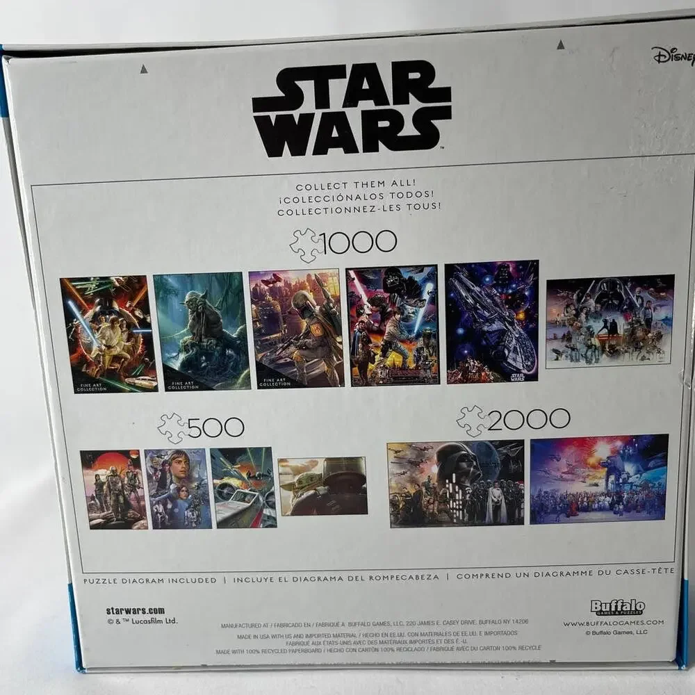 Star Wars The Mandalorian Disney Buffalo 1000 Piece Jigsaw Puzzle NEW